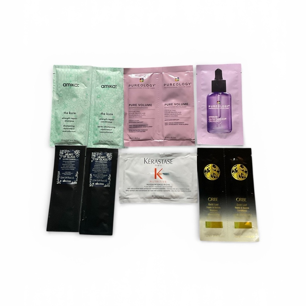 Luxury Haircare Discovery Sample Packs